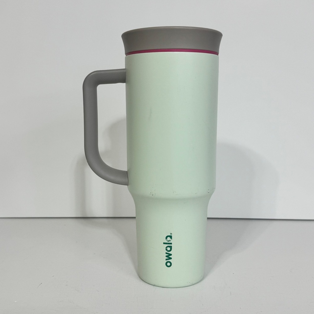 Owala 40oz Tumbler Insulated Stainless Steel Mint Green Grey Pink Travel Mug